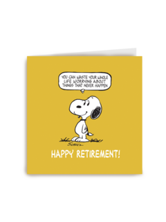 Peanuts Happy Retirement