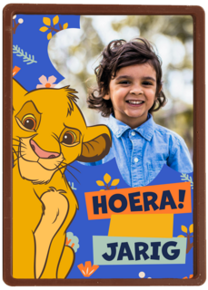 Simba Jarig fotokaart