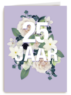 boeket voor vijfentwintig jaar