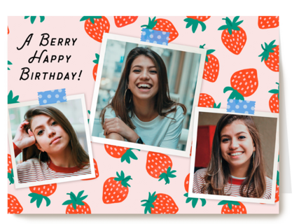 A berry happy birthday fotokaart