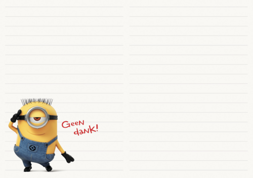 het leven zou saai zijn zonder minions kaart