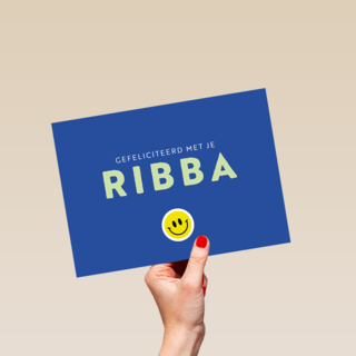 Rijbewijs gefeliciteerd met je ribba kaart