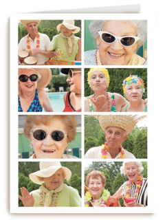 dubbele fotokaart staand acht gelijke foto