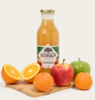 Fruitmand Cadeaubox met Fruitsap