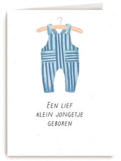 Geboortefelicitatie een lief jongetje