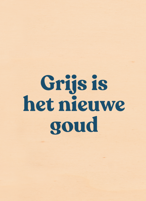 verjaardag kaart andc grappig grijs is het nieuwe goud