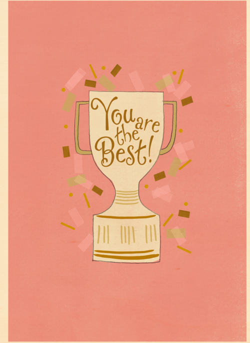 Houten Kaart Felicitatie Diploma | Hallmark | Houten Kaart Hallmark | Felicitatie Diploma | Complimentkaart You Are The Best