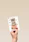 Liefde kaart kat met hart en dikke knuffel