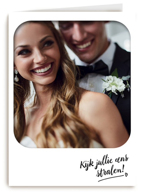 Kaart Hallmark | Felicitatie Huwelijk | Kijken Jullie Eens Stralen
