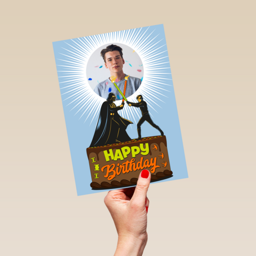 Happy Star Wars Birthday fotokaart