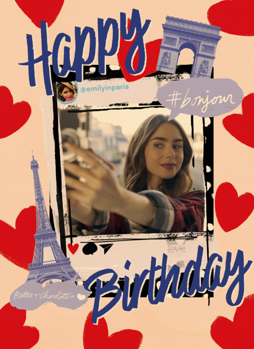 Happy Birthday Selfie Emily In Paris