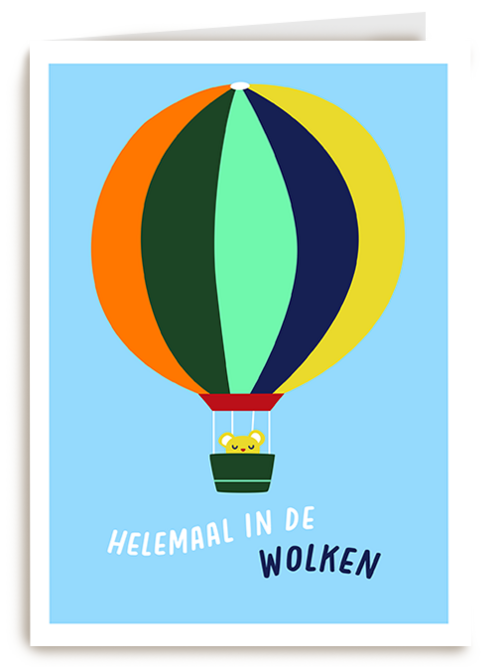 Kaart Hallmark | Geboorte Felicitatie | Geboorte Felicitatie Helemaal In De Wolken