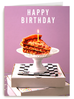 Happy Birthday pizzataart