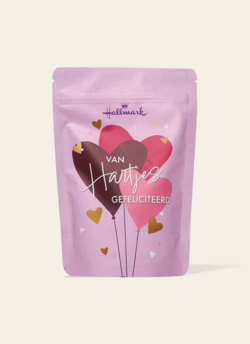 Brievenbus Snoep Van Hartjes Gefeliciteerd Cadeau Snoep |