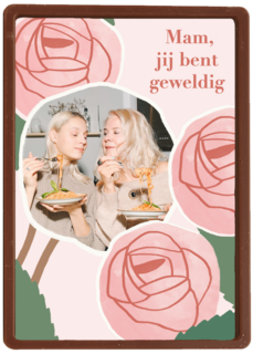 Mam jij bent geweldig fotokaart