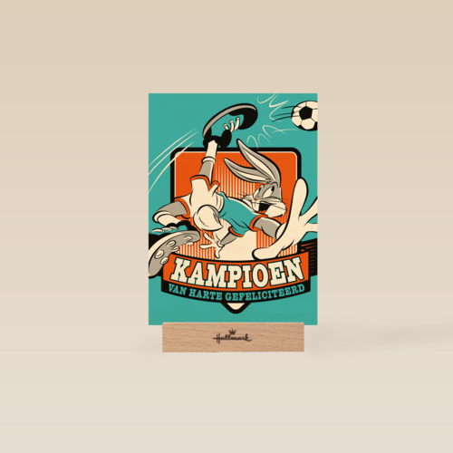 kampioen van harte gefeliciteerd met bugs bunny