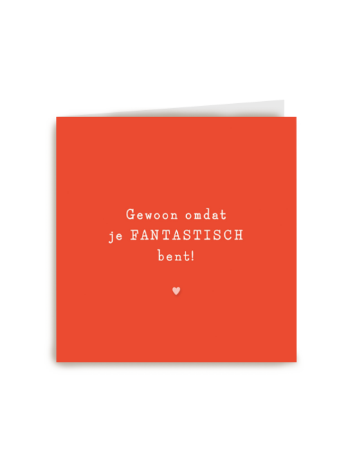 Kaart Hallmark | Secretaressedag | Gewoon Omdat Je Fantastisch Bent Powervrouw