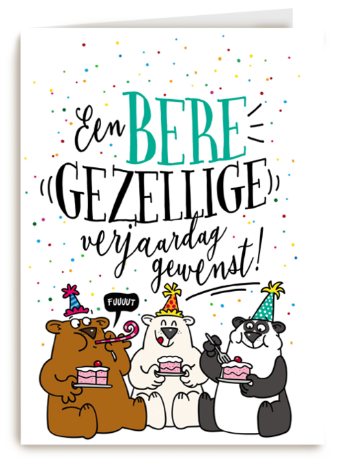 Verjaardagskaart Hallmark | Verjaardagskaart Een Beregezellige Verjaardag Gewenst