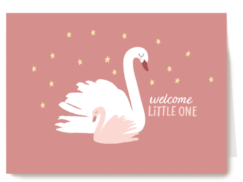 geboorte dochter zwaan welcome little one