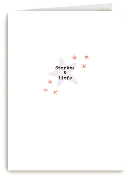 Kaart | Condoleance Sterkte | Sterkekaart Sterkte En Liefde