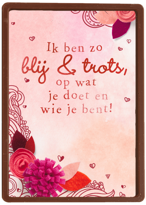 valentijnskaart klassiek blij en trots op jou