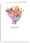 Bedankt kaart algemeen bloemen