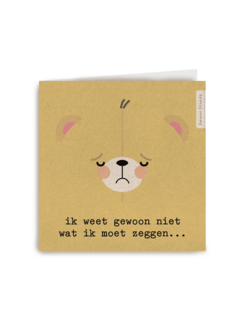 ff weet niet wat ik moet zeggen