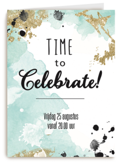 watercolor celebrate