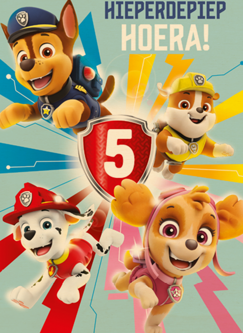 Paw Patrol hieperdepiep hoera