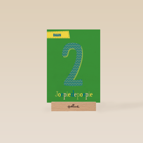 hoera jij bent 2 jaar