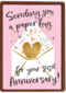Sending you a paper hug 25th anniversary