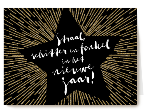 Kaart Hallmark | Nieuwjaar | Straal En Schitter In Het Nieuwe Jaar