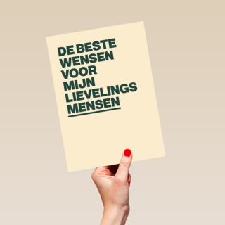 Beste wensen lievelingsmensen AndC