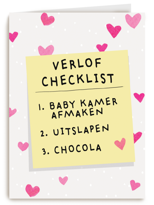 zwangerschap verlof checklist