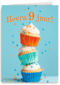 Hoera 9 Jaar cupcakes