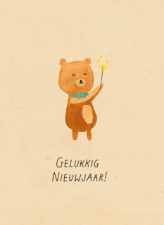 Pretty Cute Gelukkig Nieuwjaar