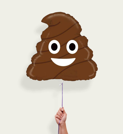 Ballon Emoji Poop Bruin