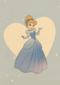 prinses kaart disney verjaardag blanco assepoester