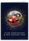 Nieuwjaar 2026 Fijne kerstdagen fotokaart