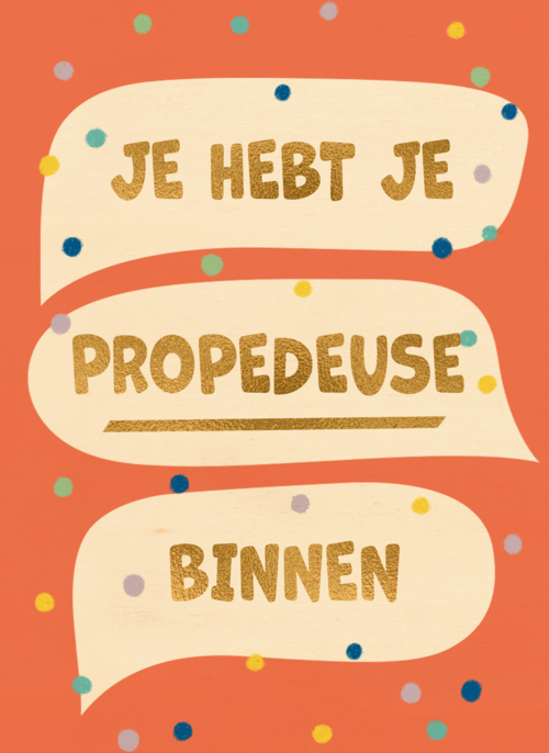 Houten Kaart Propedeuse Diploma | Hallmark | Houten Kaart Hallmark | Propedeuse Diploma | Je Hebt Je Propedeuse Binnen