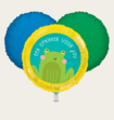 Ballonnentros Opkikker Groen Blauw