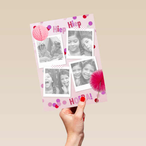 4 fotos roze slingers