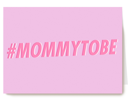 moederdag kaart mommy to be