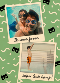 ik wens je een superleuk kamp fotokaart
