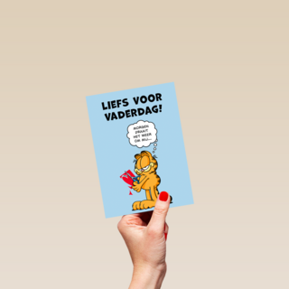 Garfield viert vaderdag