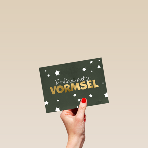 Proficiat vormsel groen