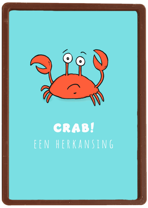 Chocolade Kaart Diploma | Hallmark | Chocolade Kaart Hallmark | Diploma | Crab Herkansing