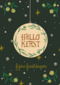 Kerstkaart Hallo Kerst