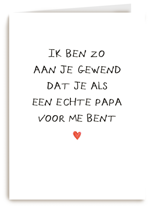ik ben zo aan je gewend