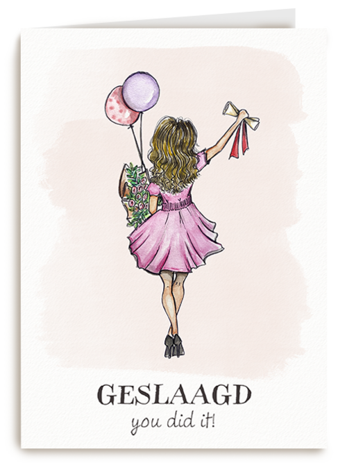 Geslaagd You Did It Vrouw